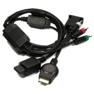 satkit VGA laidas PS3 Wii konsolės prijungimui prie monitoriaus su RCA garsu