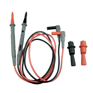 Amass multimetro laidai su krokodilo spaustukais saugiems ir tiksliems matavimams