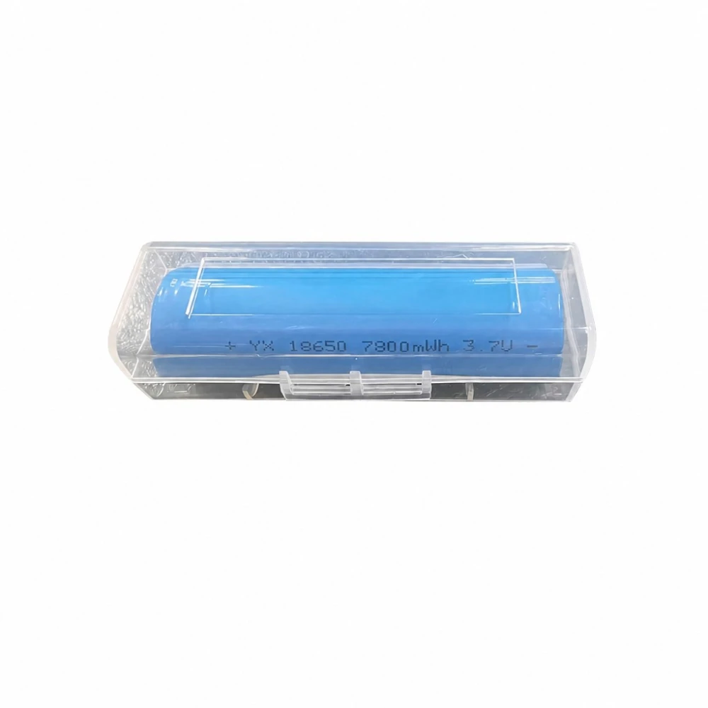 Baterijų Dėžutė 1× 18650 Skaidrus Plastikinis Dulkėms Atsparus Individualus Apsauginis Dėklas