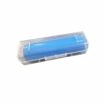 Baterijų Dėžutė 1× 18650 Skaidrus Plastikinis Dulkėms Atsparus Individualus Apsauginis Dėklas