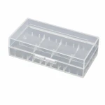 Baterijų Dėžutė 2× 20700 21700 Skaidrus Plastikas Laikymas