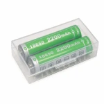 Baterijų Dėžutė 2× 20700 21700 Skaidrus Plastikas Laikymas