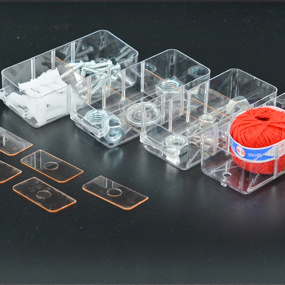 Organizador multiuso para tornillos y piezas pequeñas