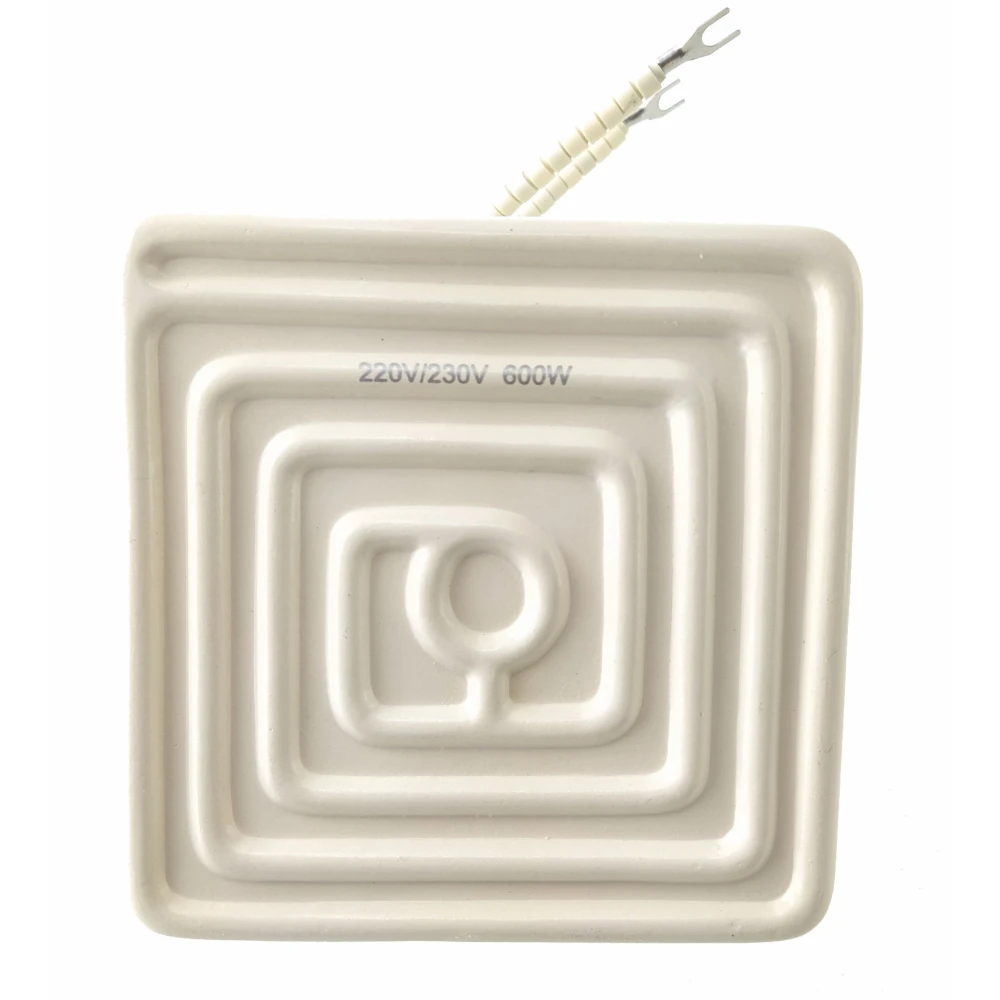 Keraminis IR šildytuvas 12x12cm 600w baltas litavimo stotims Mlink