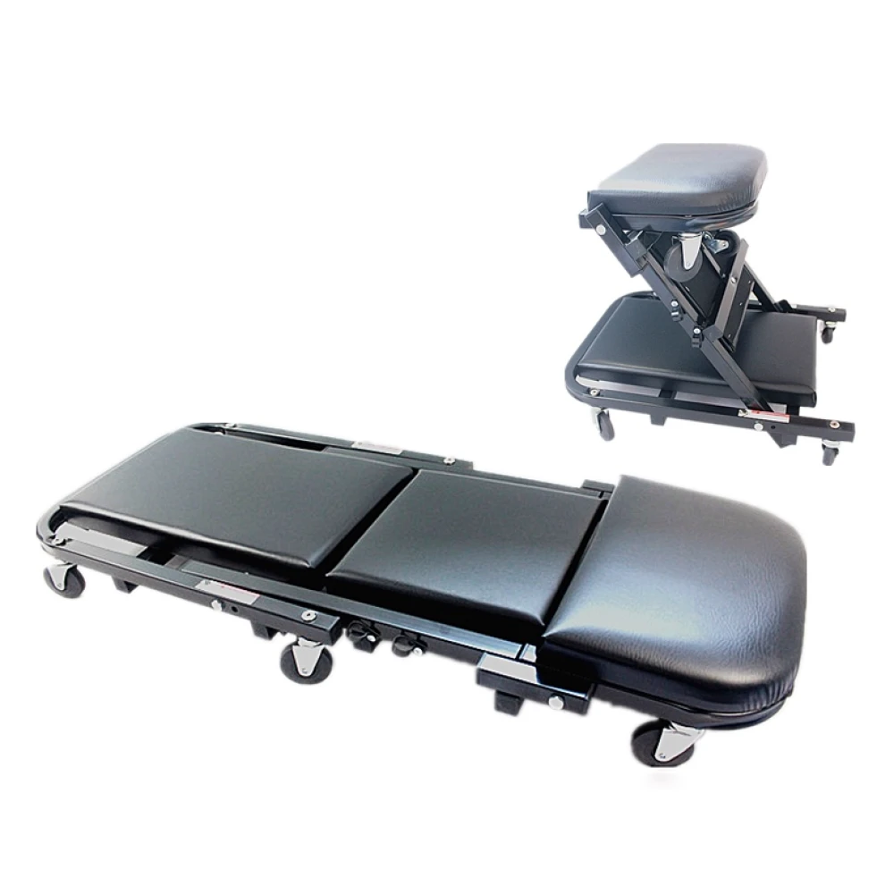 Mechaniko gultas sulankstoma paminkštinta kėdė su ratukais