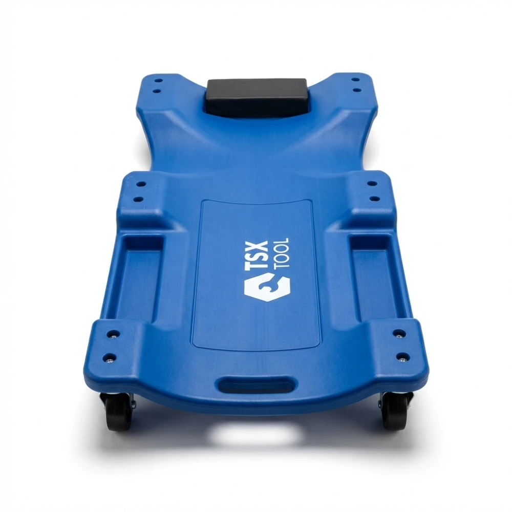 Mechaniko dirbtuvių gultas su ratukais iš tvirto plastiko TSX TOOL