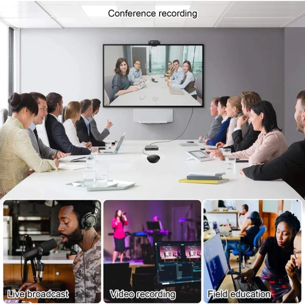 HDMI USB vaizdo įrašymo įrenginys 1080P transliacijoms, žaidimams ir vaizdo konferencijoms