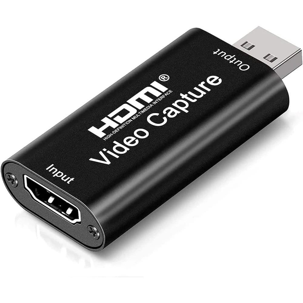 HDMI USB vaizdo įrašymo įrenginys 1080P transliacijoms, žaidimams ir vaizdo konferencijoms