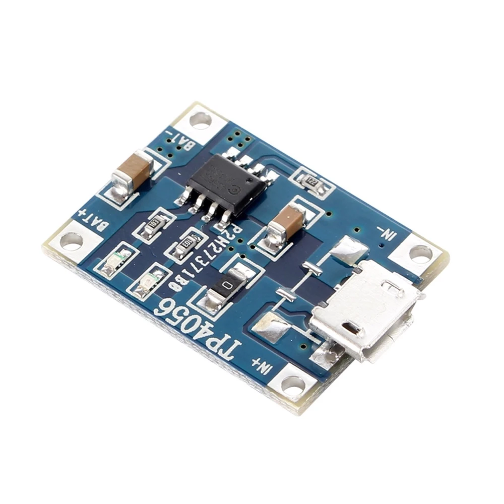 TP4056 micro USB ličio baterijų įkroviklis 5V 1A Arduino projektams
