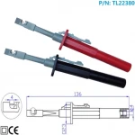 Izoliuoti gnybtai su kabliuku catIII ir banana jungtimi TL22380 Amass