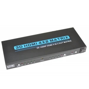 HDMI matricos jungiklis 4x2 Full HD 1080p 3D