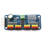 PCA9685 16 kanalų 12 bitų PWM I2C servų valdiklis, suderinamas su Arduino