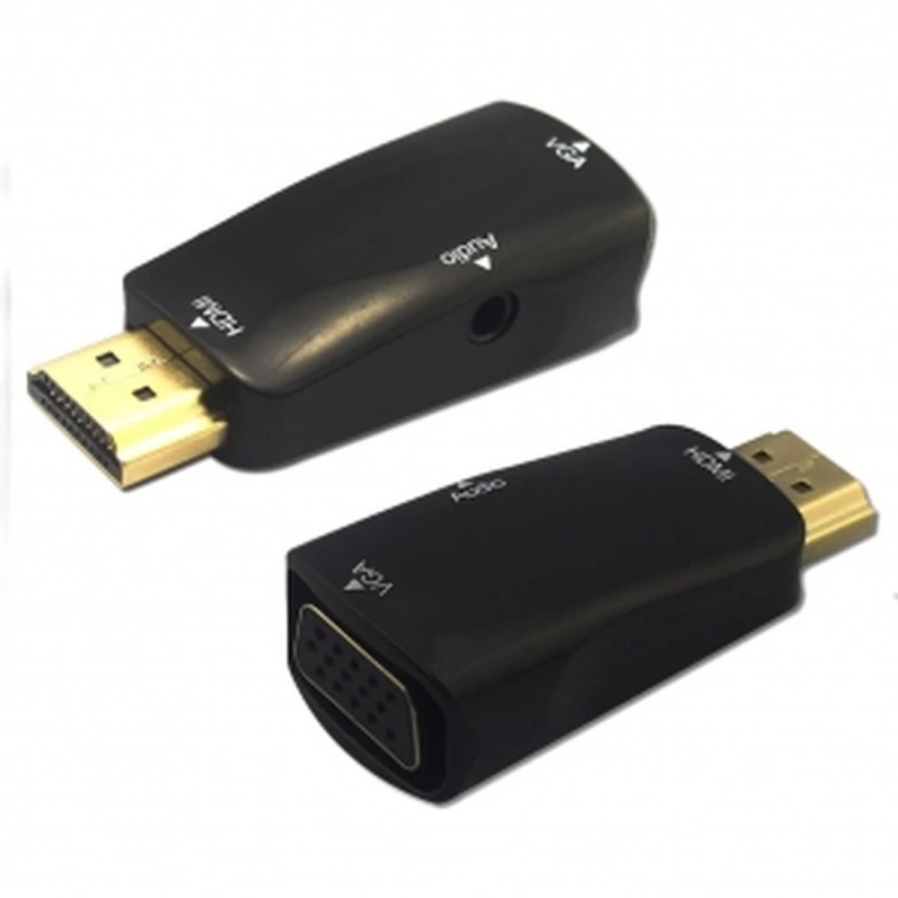 HDMI į VGA keitiklis su garsu aukštos kokybės vaizdui ir garsui