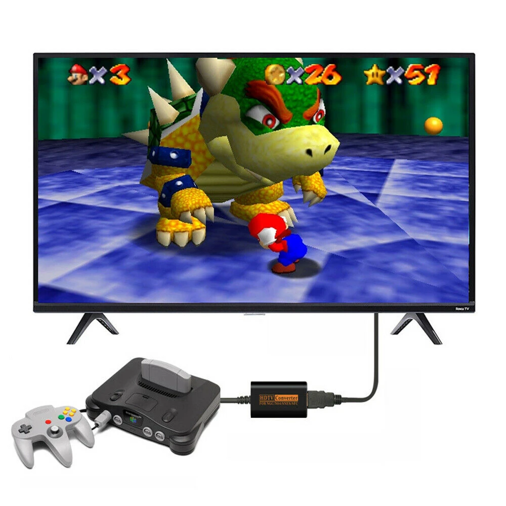 Nintendo N64 HDMI keitiklis – SNES, SFC ir NGC konsolėms