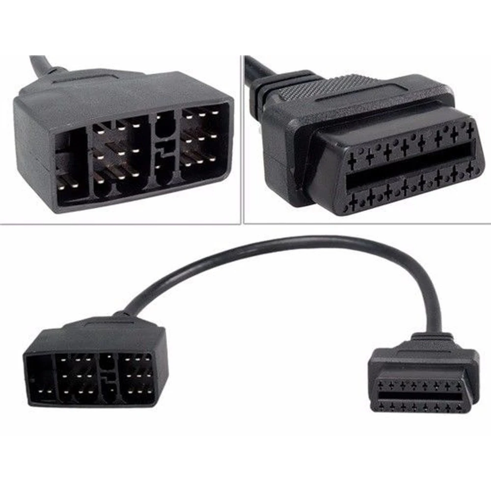 Toyota 22 pin į OBDII 16 pin adapteris automobilių diagnostikai