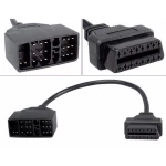 Toyota 22 pin į OBDII 16 pin adapteris automobilių diagnostikai