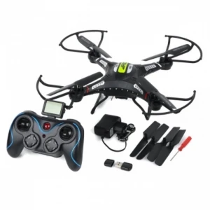 JJRC H8C dronas su HD kamera 2.4GHz 4CH 6Axis Gyro RC stabiliam skrydžiui ir tiksliam valdymui
