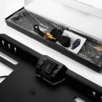 E315 4LED numerio rėmelis su galine kamera naktiniam matymui automobiliui