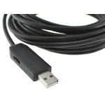 Vista del cabezal sumergible del endoscopio USB con luces LED