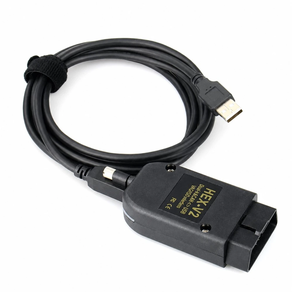 Diagnostikos Skaitytuvas HEX-V2 VCDS V25.3 ATMEGA162 Suderinamas VW Audi Seat Skoda 1996-2017