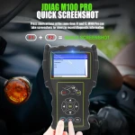 JDiag M100 Pro motociklo diagnostikos skeneris OBD KTM Honda Yamaha Kawasaki BMW remontui