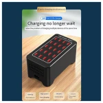 Estación de carga USB para oficina con tecnología IQ Charge y protección avanzada