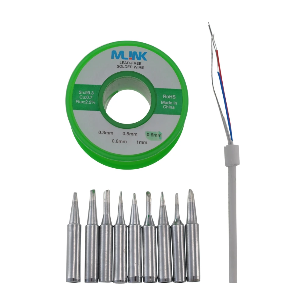 Mlink S1 60W skaitmeninė litavimo stotelė su LED ekranu ir temperatūros fiksavimu