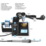 Mlink S1 60W skaitmeninė litavimo stotelė su LED ekranu ir temperatūros fiksavimu