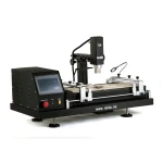 Detalle de la cámara CCD integrada en estación Mlink X4 para soldadura BGA