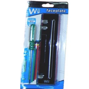 Juodas Wii priekinis dangtelis – Nintendo Wii atsarginė dalis