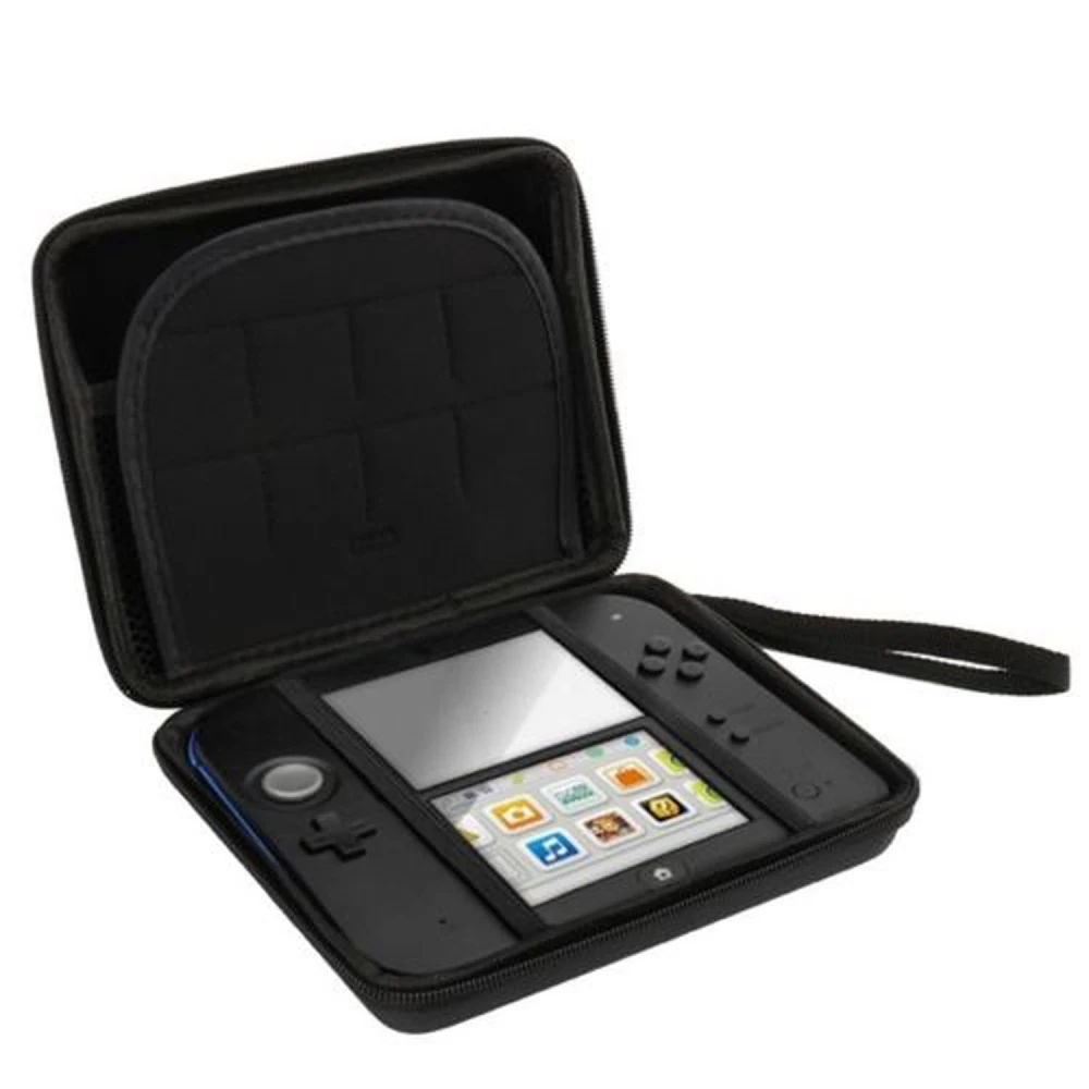 Nintendo 2DS kietas dėklas su užtrauktuku saugojimui ir transportavimui