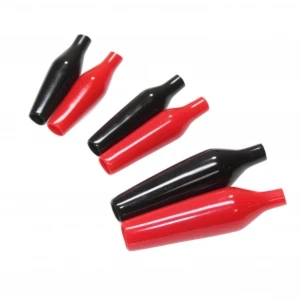 PVC movos krokodilų gnybtams - 2 vnt. patvarios apsaugos