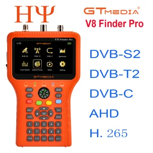 GTmedia V8 Finder Pro: palydovų matuoklis ir ieškiklis DVB-S2 DVB-T2 DVB-C