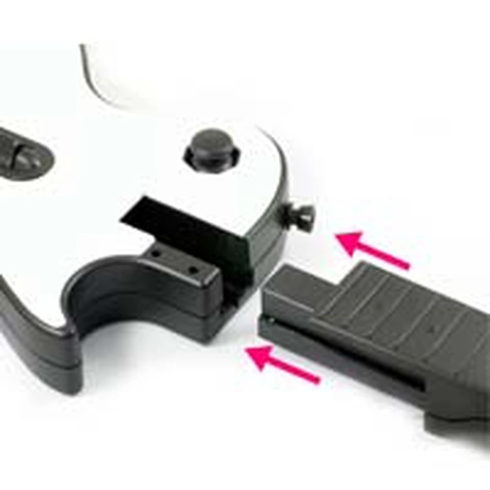 Detalle de los botones y barra whammy de la guitarra inalambrica Smart Guitar III para PS2