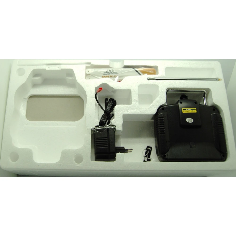 Helicóptero radio control M-1 V2 rojo con batería y cargador