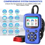 BMW Creator C420 OBD2 diagnostikos įrankis BMW ir Mini