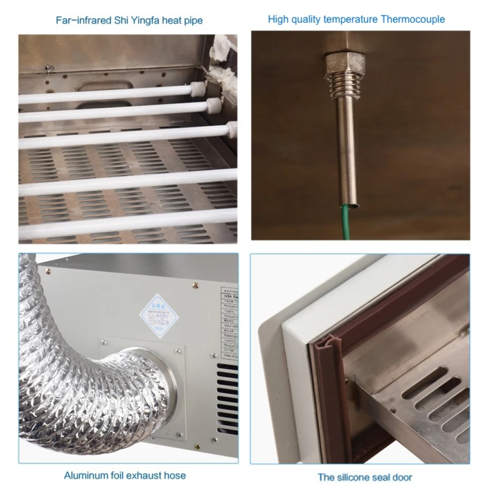 INSA M962D infraraudonųjų spindulių reflow krosnis su automatiniu valdymu