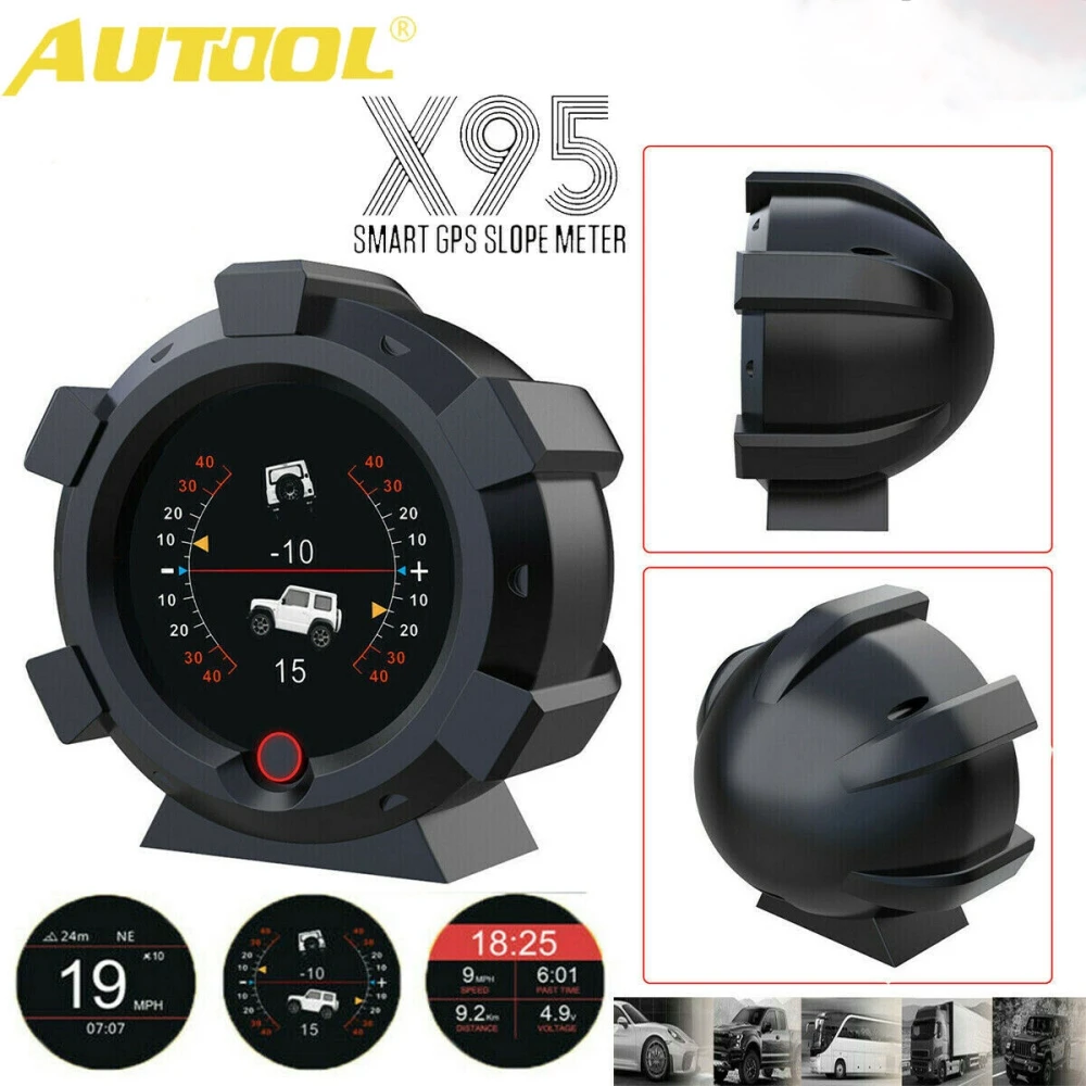 Autool X95 daugiafunkcis inklinometras su GPS