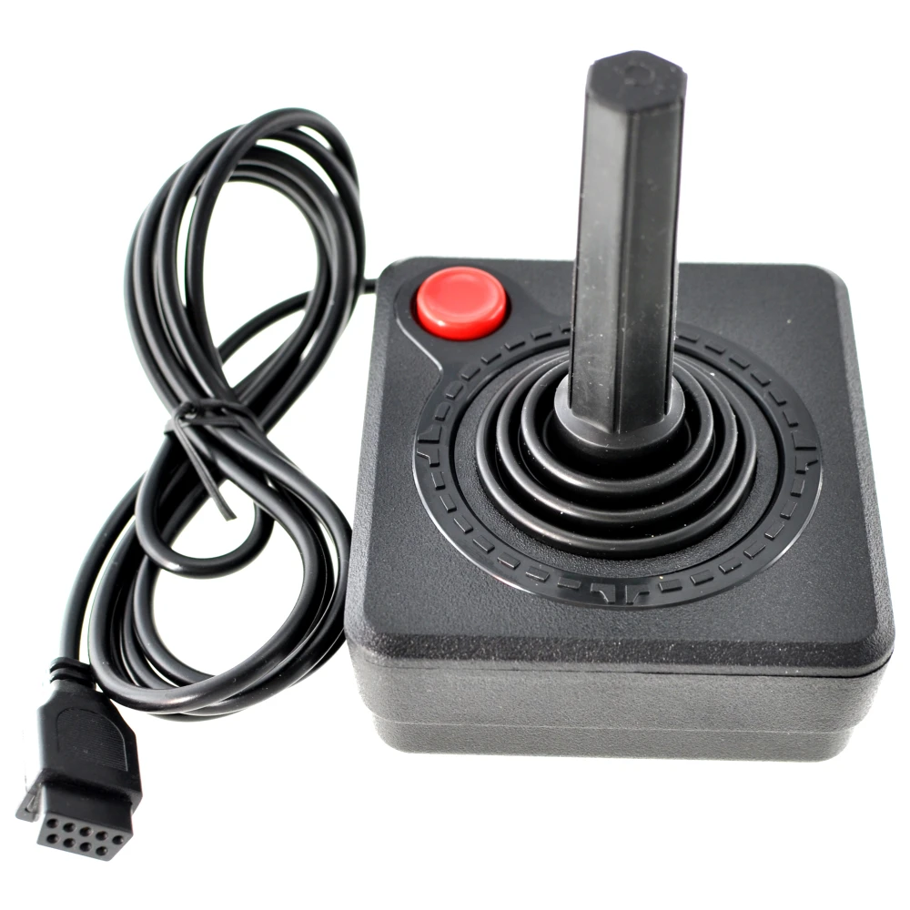 Joystick Atari 2600 clásico mando gamepad consola negro en caja