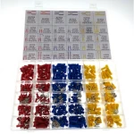 480 izoliuotų elektros antgalių rinkinys su 30 tipų užspaudimui