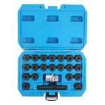 22 vnt. apsauginių veržlių raktų rinkinys VAG automobiliams