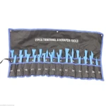 27 dalių durų panelių, apdailos ir ratų gaubtų ardymo įrankių rinkinys TSX TOOL