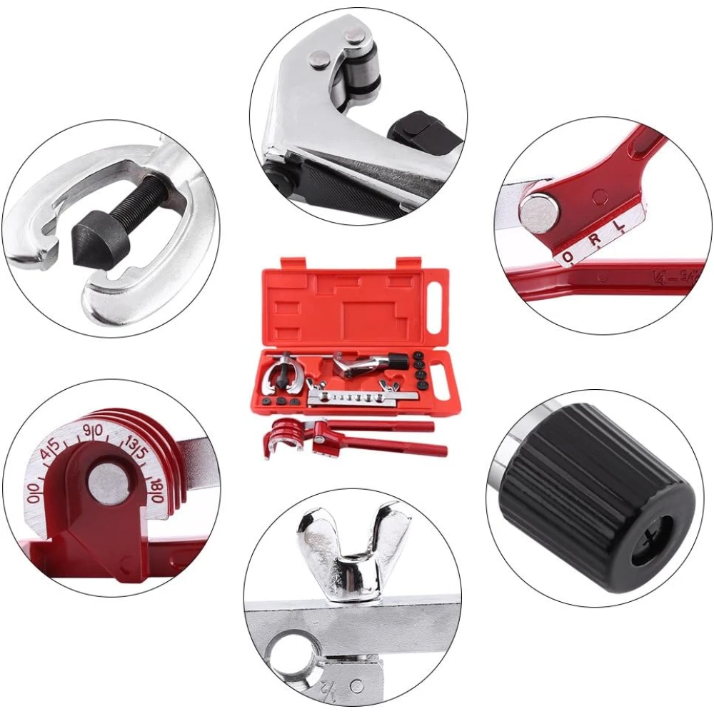 45° vamzdžių išplatintuvo ir lenkimo rinkinys vario, nerūdijančio plieno ir aliuminiui