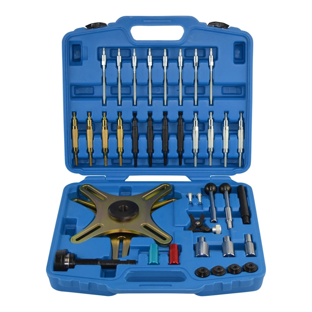 SAC sankabos suspaudimo rinkinys 38 dalių su centruokliu VW, Audi, BMW, Fiat ir Mercedes