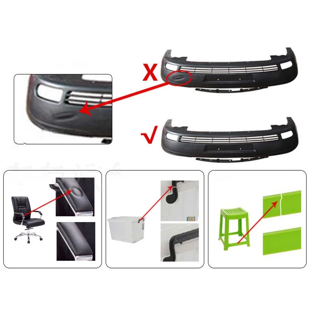 Plastiko karšto suvirinimo rinkinys automobilių remontui