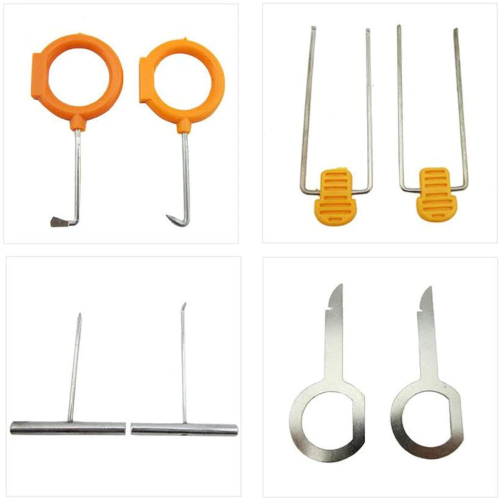 Set de 12 herramientas para desmontar radio coche sin dañar interior