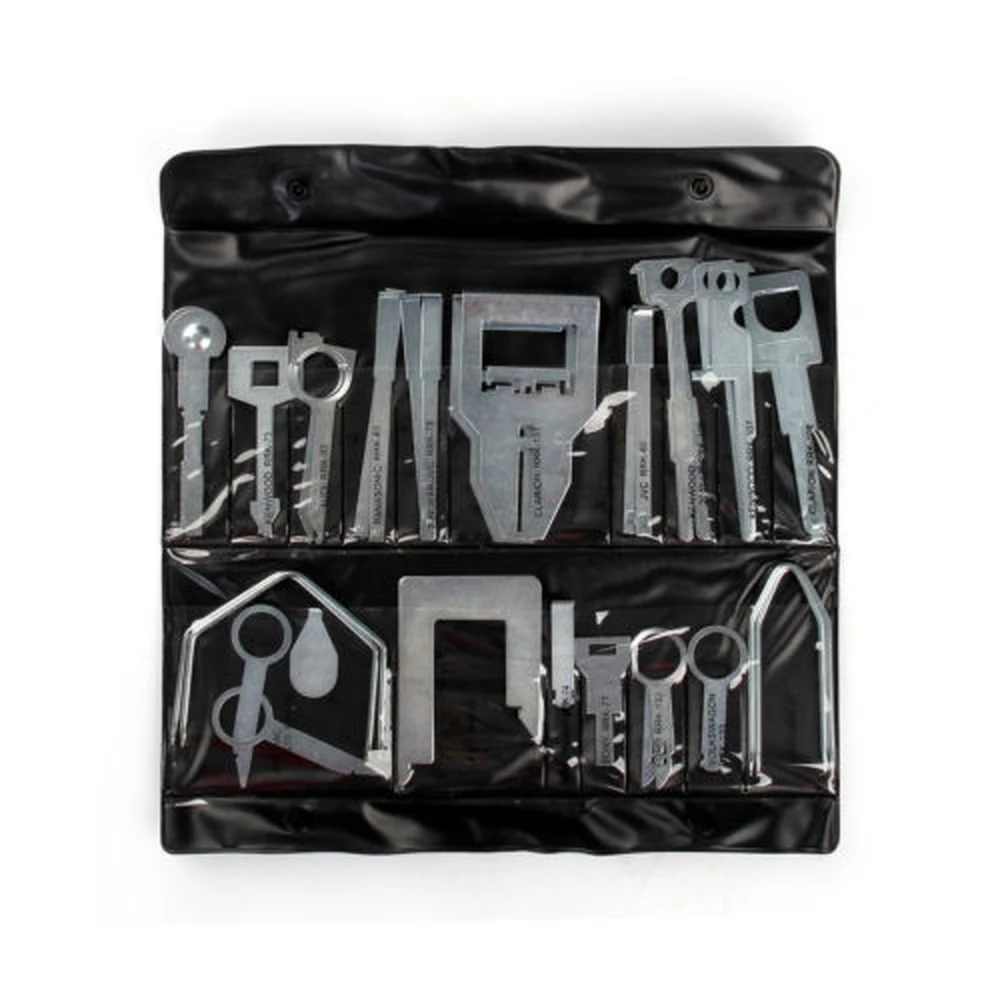 Set de 38 piezas para extracción de equipos de audio y CD en automóviles