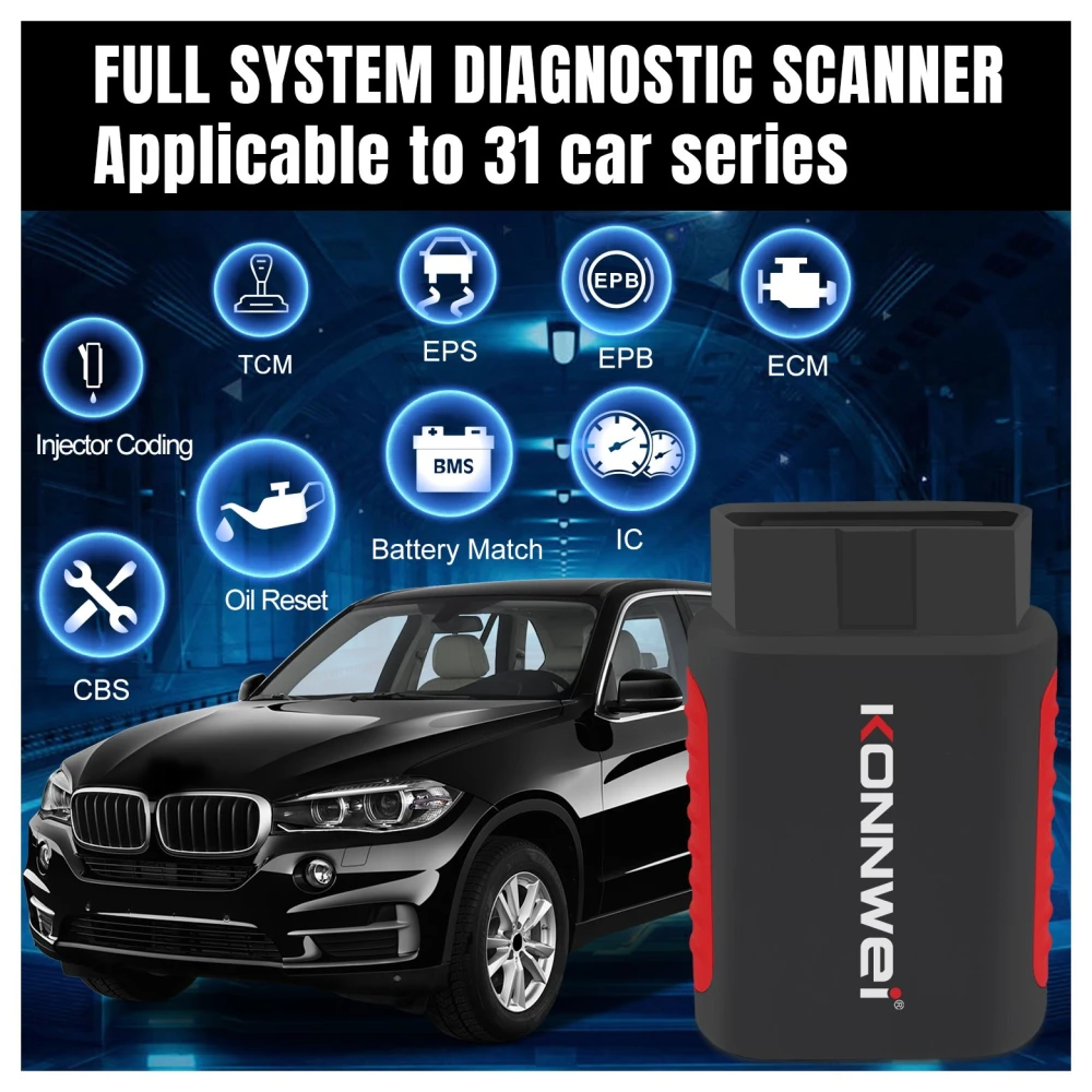 Herramienta de diagnóstico KONNWEI KDIAG con actualización gratuita