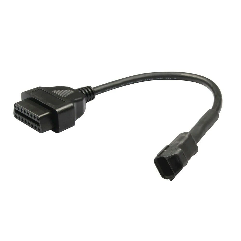 Detalle del conector 3Pin del adaptador cable diagnóstico Kymco