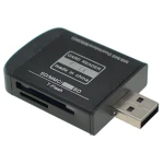 USB 2.0 viskas viename atminties kortelių skaitytuvas Micro SD, MMC, SDHC, TF ir M2